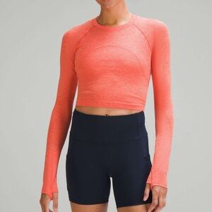 Lululemon Swiftly Tech Cropped Long Sleeve Shirt 2.0